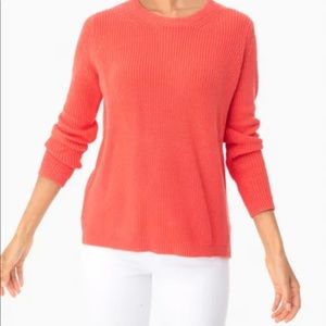 Tuckernuck 525 America Coral Emma Shaker Sweater